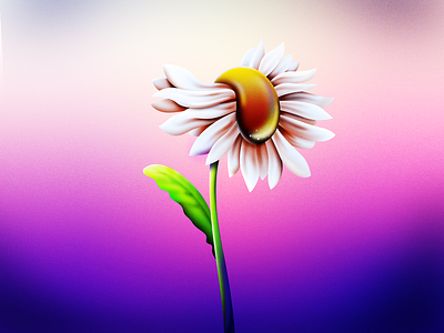 Whoopsie-Daisy daisy flower grain illustration illustrator meltdown noise nuclear photoshop vector wacom whoopsie whoopsy daisy