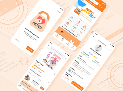 Mobile Apps Petsu | UI/UX Designer animal animalcare app cat cat food design design mobile app design ui dog mobile mobile app pet food pet health pet store petcare pets petshop ui uiux uiux designer