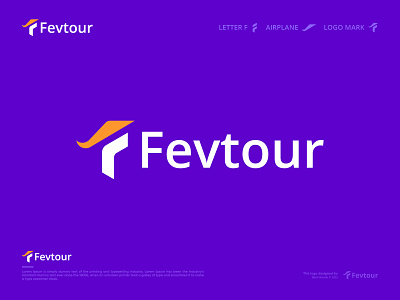 Fevtour - Travel Agency Brand - Tour - Tourism - Logo Design abstract airplane brand identity design branding creative f t fly fly tour graphic design logo minimal modern tour tourism tourist travel travel agency traveling company vector