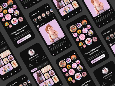 Social media app 3d animation app branding graphic design instagram logo media motion graphics post redesign social social media ui