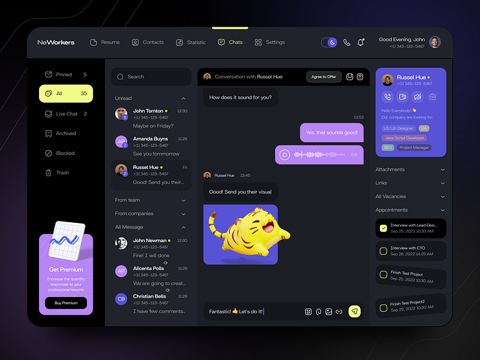 Chat designs, themes, templates and downloadable graphic elements on ...