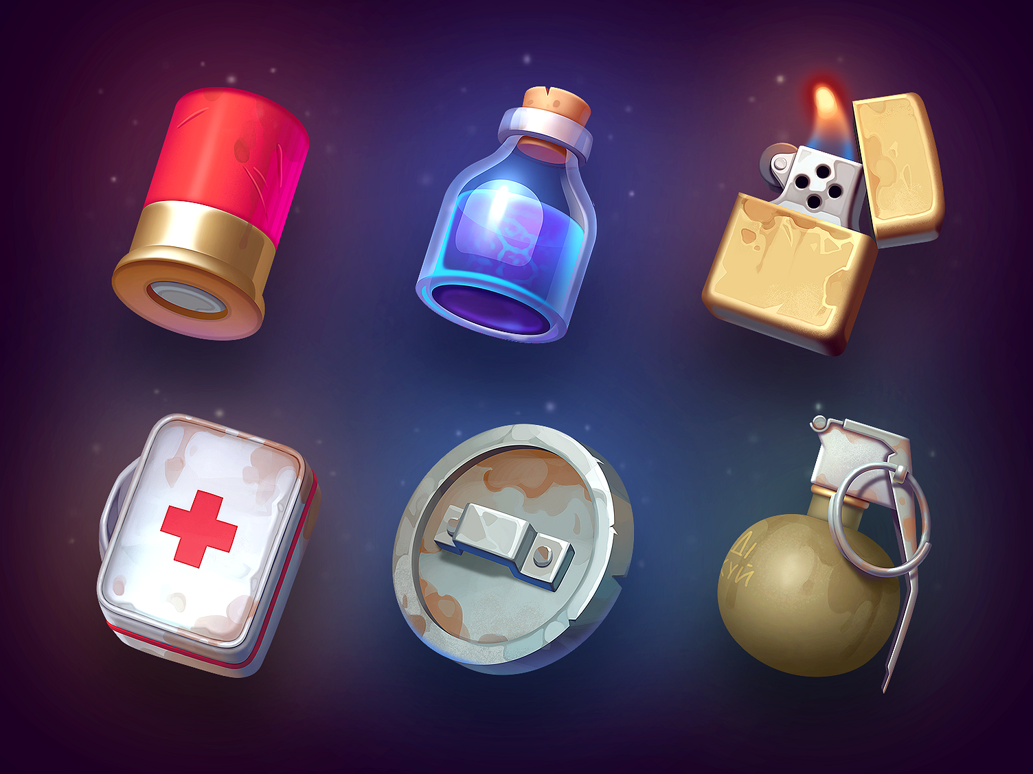 Zomber Icons by NestStrix Game Art Studio on Dribbble