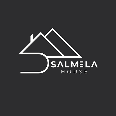 "SALMEELA HOUSE" Real Estate Company Logo adobe illustrsator branding graphic design logo minimalist logo