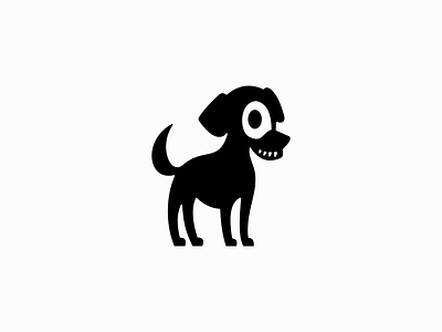 Cyclops Dog Logo branding canine cartoon character cyclops design dog fantasy identity illustration logo mark mascot nightmare one eye puppy simple symbol vector vet