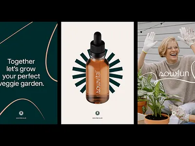 SOWVITAL brand identity branding community graphic design logo logo design logo love logo marque logomark plant visuelle