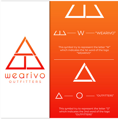 Wearivo brand Logo Concept 1 branding design graphic design logo design minimalist logo