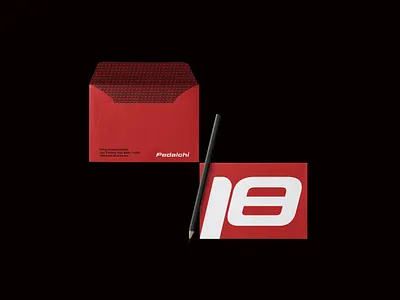 Pedalchi — Branding — Envelope activity bicycle bike branding cycle cycling design duolution envelope logo logotype parvizbayram pedal pedalchi pedalist print stationery typography