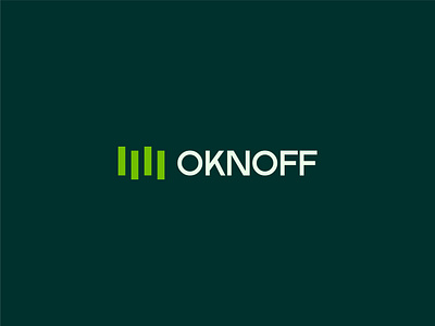 Oknoff- windows and doors abstract branding design doorlogo doors geometric graphic design logo vector windows