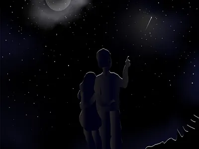 Night Beauty design graphic design illustration vector