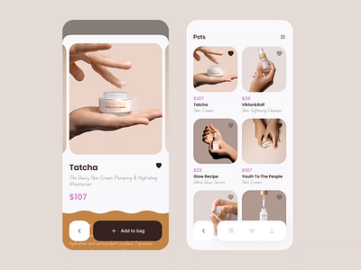 Catalog app concept animation design mobile mobile app design motion ui