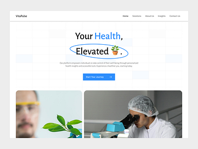 VitaPulse - Healthcare Website app design graphic design health health care ui ux web web design web ui website