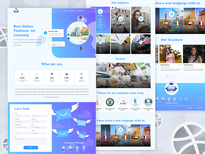 A2Z E-Learning Website design design ecommerce home page design home site home web landing landing page landing page design landing site design landing web ui ui design ux web web landing web page web page design web site web site design web site design ui