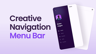 Side Navigation Bar animation bar creative css css3 html html5 js menu navigation side ui