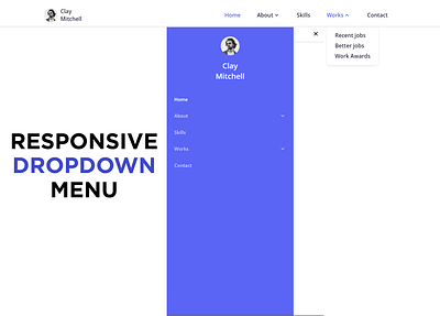 Responsive dropdown Menu animation bar css css3 drop dropdown html html5 js menu nav navbar navigation responsive responsive dropdown menu ui
