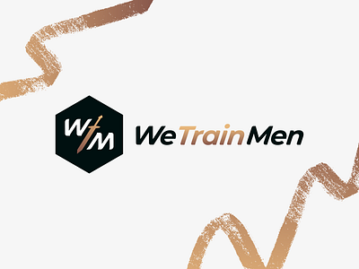Men's Ministry Logo black bronze brushstroke church manly men ministry training