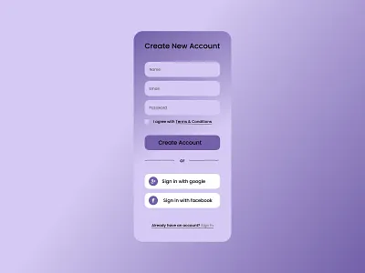 Daily UI Challenge: Sign up page app design illustration ui