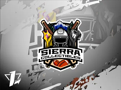 Sierra Collectibles american ball baseball basket bowling branding california collectable design designer flat design football illustration logo logo sport mascot soccer vector