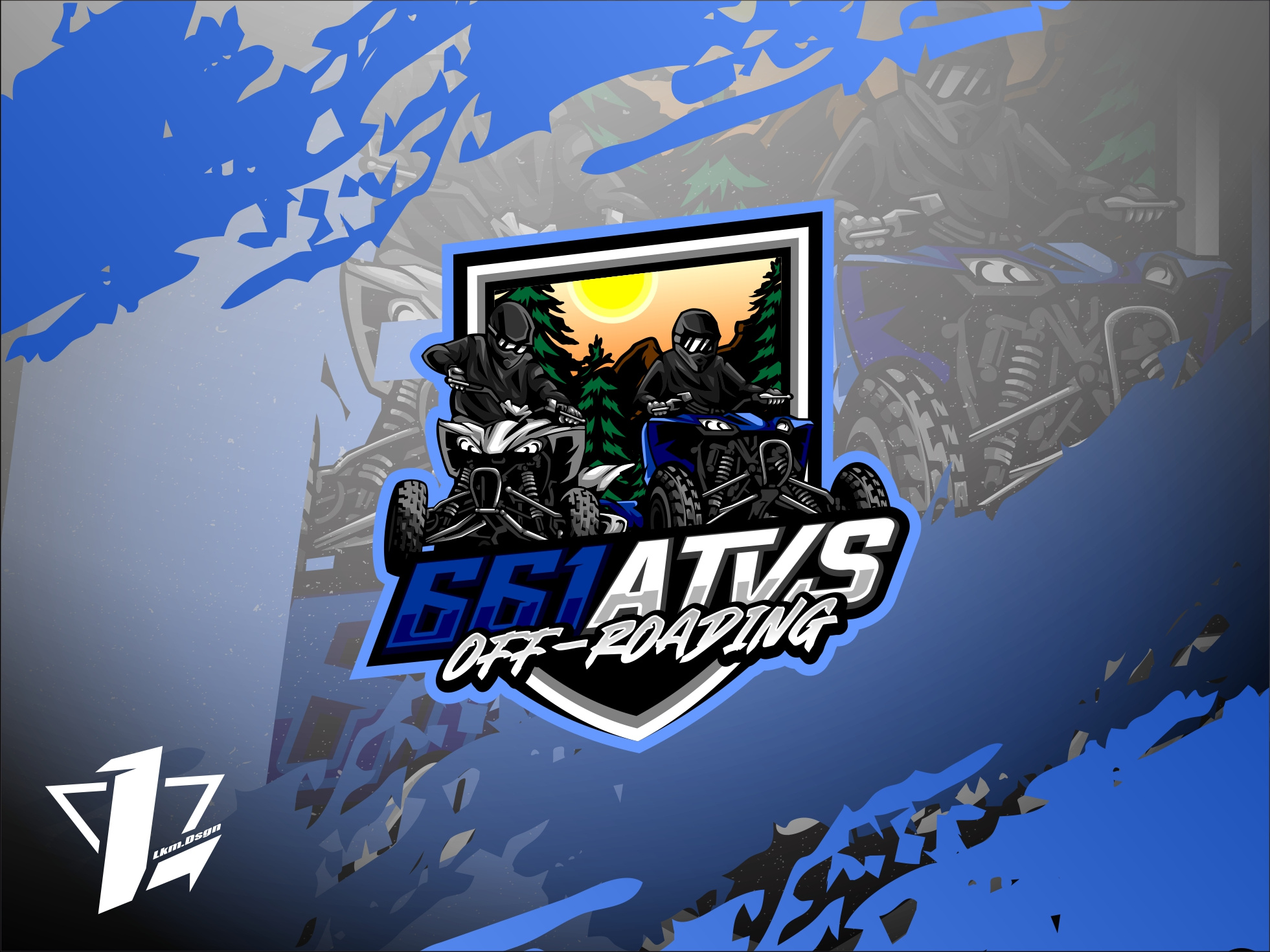 Example of Adventure Offroad Logo Creation