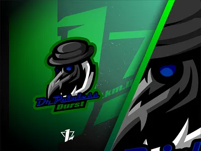 Dr.Painless Durst branding design designer doctor durst flat design green illustration logo logo sport mascot plague vector