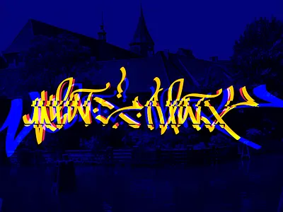 MilaxMax calligraphy design illustration