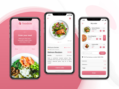 Food delivery mobile app - UI / UX design app de app design app designer app development app development company food app design food delivery food delivery app design mobile app design restaurant app ui ux design