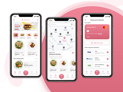 Food delivery mobile app - UI / UX design - 2 app design app designer app development app development company food delivery food delivery app mobile app design restaurant app ui ux design