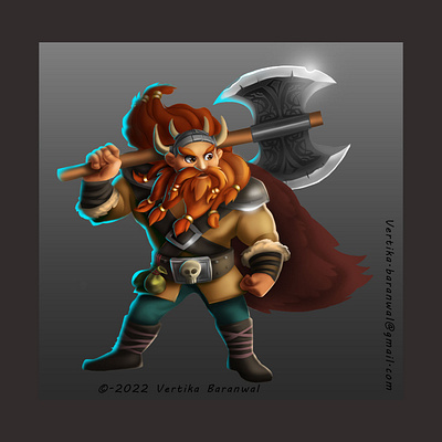 Viking art assets character design illustration
