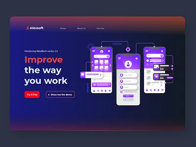 planning manager app branding graphic design typography vector