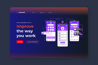 planning manager app branding graphic design typography vector