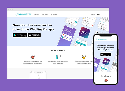 WeddingPro Landing Page