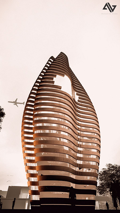 Render of a Parametric Skyscraper