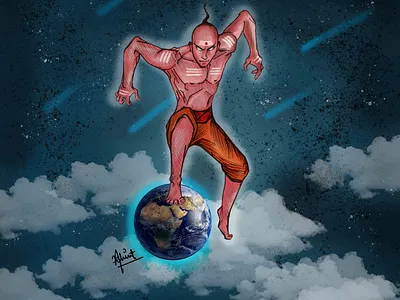 PROJECT AVATAR - VAMANA aigital illustration art character design concep concept art design digital illustration