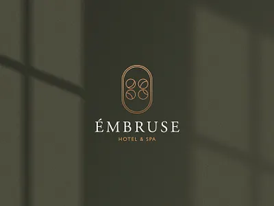 Hotel Émbruse - Logo Design adobe brand design branding design graphic design hotel hotel brand illustration logo luxury minimal minimal design ui