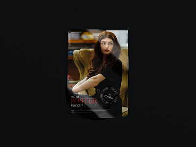 Pro A3 Poster Mockup Free poster mockup