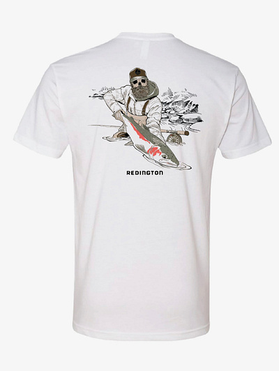 Fish or die apparel graphic design illustration steelhead tshirt graphics