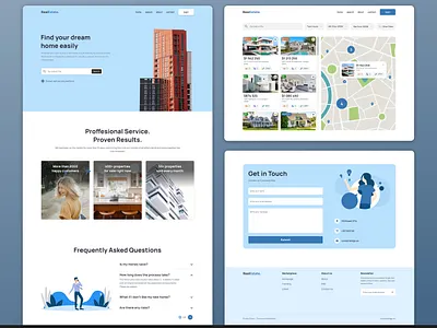 Real Estate Platform graphic design landing page real estate real estate web real estate website ui ui design uiux ux ux design web web design website website design