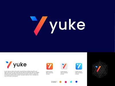 "Y" Modern logo best logo branding business company design fashion flat graphic design letter logo logo daily logo design logomark minimal minimalist modern professional y