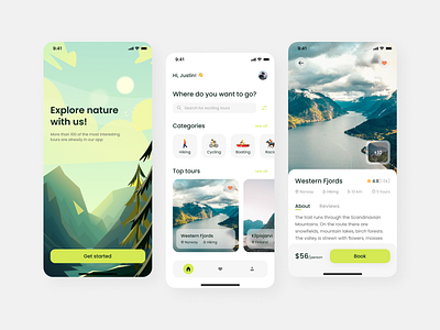 Travel mobile app app design figma mobile ui