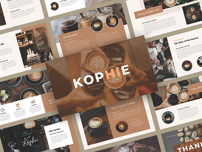 Kophie – Coffee shop PowerPoint Template powerpoint studio