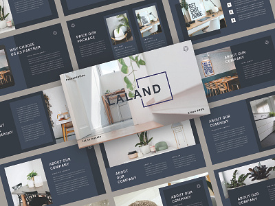 Laland – Interior PowerPoint Template modern