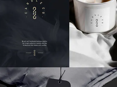 22 Candle Co. app branding classic design emblem idea logo luxury minimal typography vector vintage