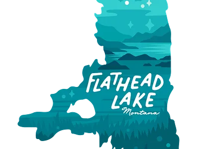 Flathead Lake Sticker