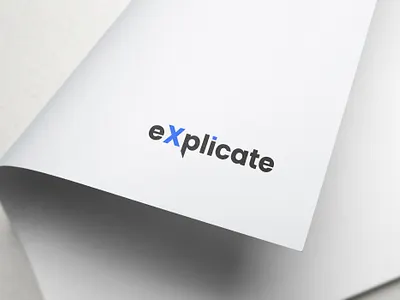 Brand guide line design for explicatedesign blue brand guideline brand identity branding explicatedesign graphic design logo stationery vector wordmark