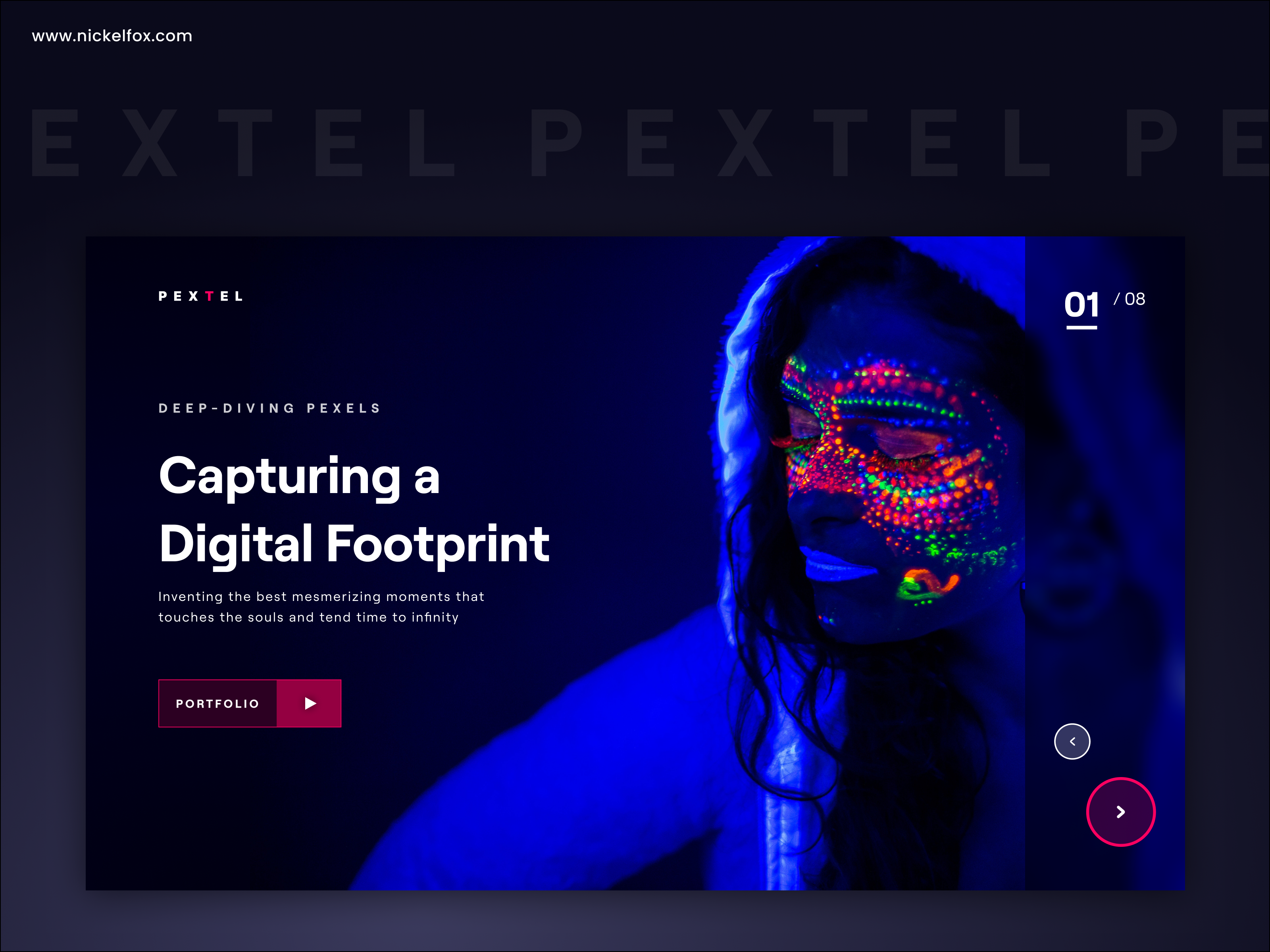 Example of Website Design (10 Pages)