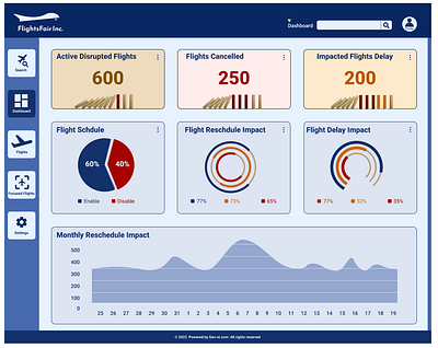 Airport - Flight Management - Figma prototype app figma typography ui