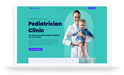 GT PEDIATRIC - Free WordPress Theme wordpress