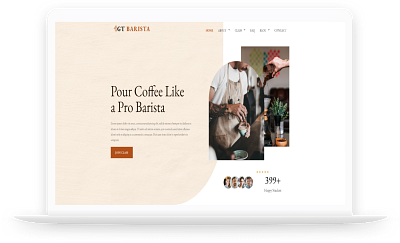 GT BARISTA - Free WordPress Theme wordpress