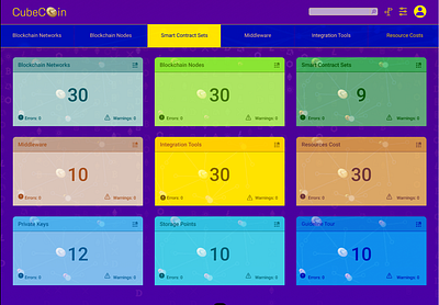 Blockchain - Multicolor figma logo typography ui