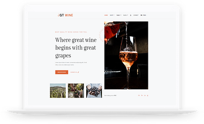 GT WINE - Free WordPress Theme wordpress
