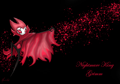 Nightmare King Grimm - Hollow Knight clip studio art digital artist fanart fantasy game game fanart hollow knight illustration videogame